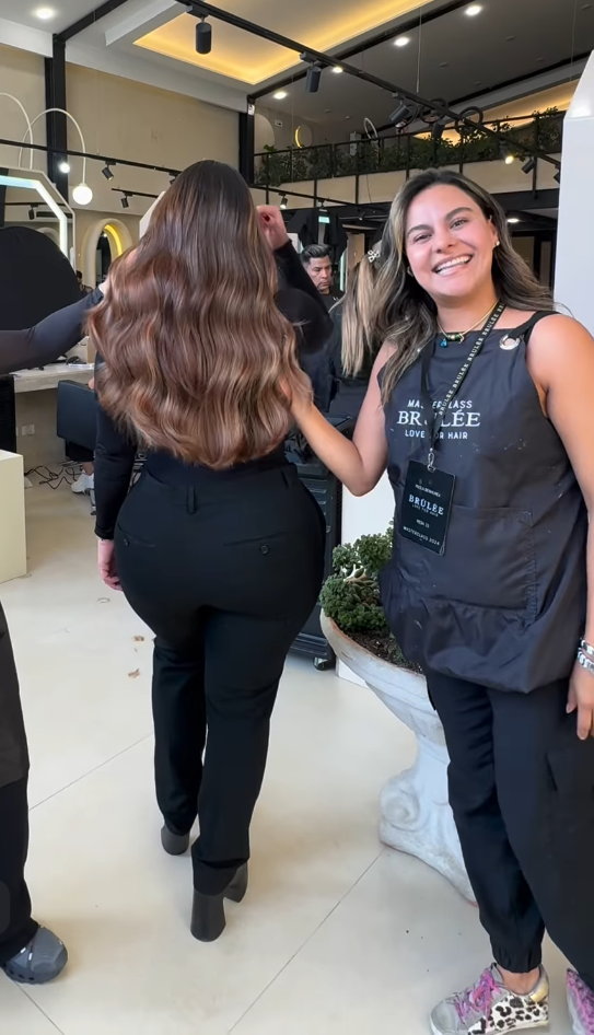 Balayage castaño realizado en Veinte20